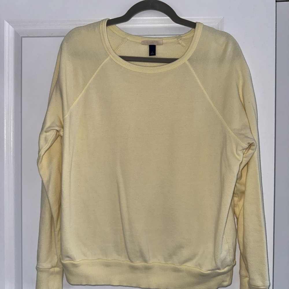 Women's Light Yellow Sweatshirt